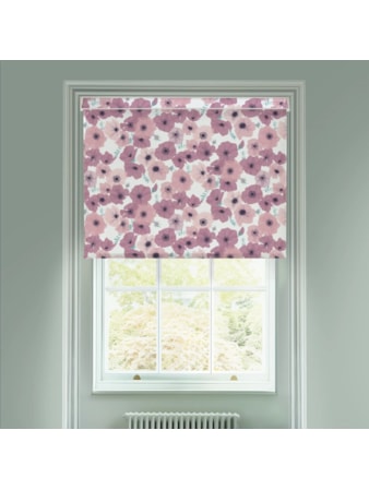 Posy Blush Electric Roller Blind by Lorna Syson