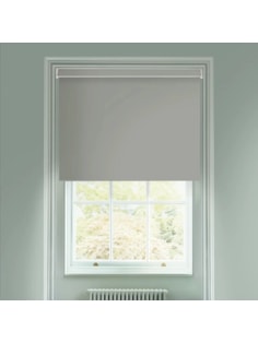 Quicksilver Grey Blackout Electric Roller Blind