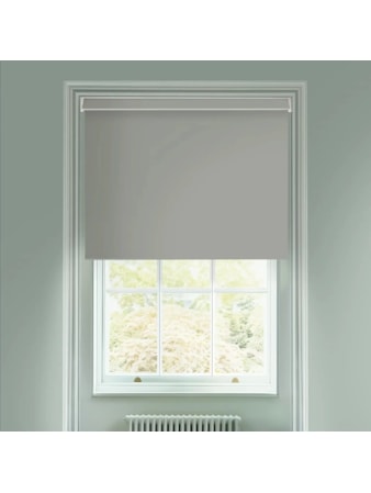 Quicksilver Grey Blackout Electric Roller Blind