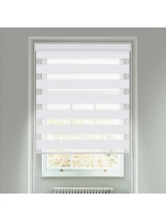 Olympia Dove White Electric Vision Day and Night Blind