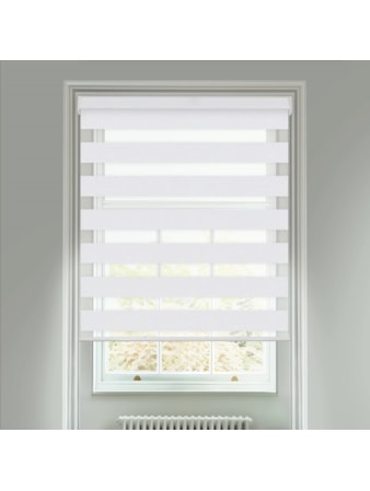 Olympia Dove White Electric Vision Day and Night Blind