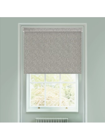 Ripple Pale Grey Electric Roller Blind Ripple Pale Grey Electric Roller Blind
