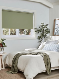Artichoke Green Blackout Roller Blind