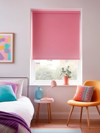 Ballgown Pink Blackout Roller Blind