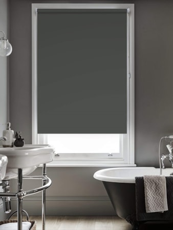 Clifftop Grey Blackout Thermal Roller Blind Clifftop Grey Blackout Thermal Roller Blind