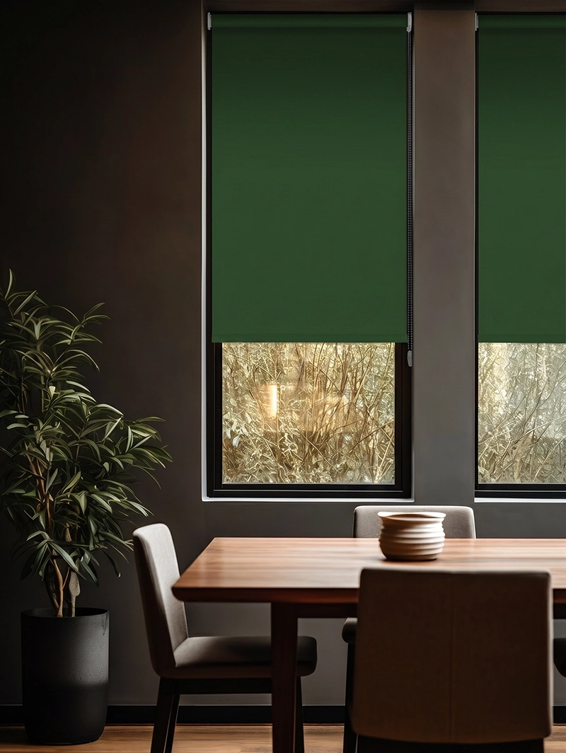 Cucumber Green Blackout Roller Blind