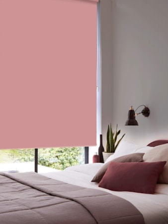 Dusky Pink Blackout Thermal Roller Blind Dusky Pink Blackout Thermal Roller Blind