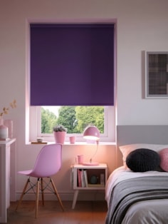 Orchid Purple Blackout Roller Blind
