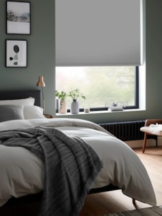 Stately Grey Blackout Thermal Roller Blind