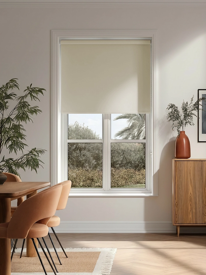 Primula Cream Blackout Roller Blind