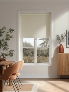Primula Cream Blackout Roller Blind