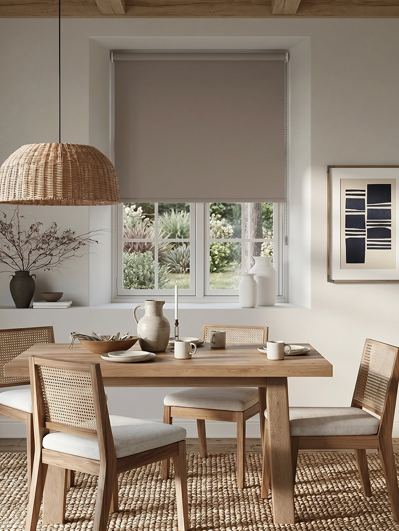 Weathered Grey Blackout Roller Blind