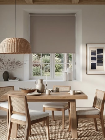 Weathered Grey Blackout Roller Blind