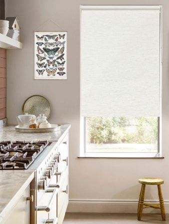 Linen Blackout Thermal Roller Blind Linen Blackout Thermal Roller Blind