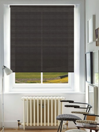 Stratus Black Sheer Cordless Spring Loaded Roller Blind Stratus Black Sheer Cordless Spring Loaded Roller Blind