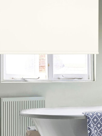 Waterproof Cream Cordless Spring Loaded Roller Blind Waterproof Cream Cordless Spring Loaded Roller Blind