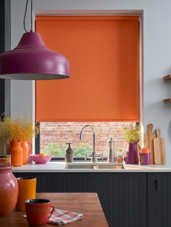 Arancia Orange Daylight Roller Blind