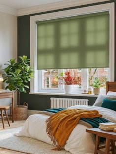 Artichoke Green Daylight Roller Blind