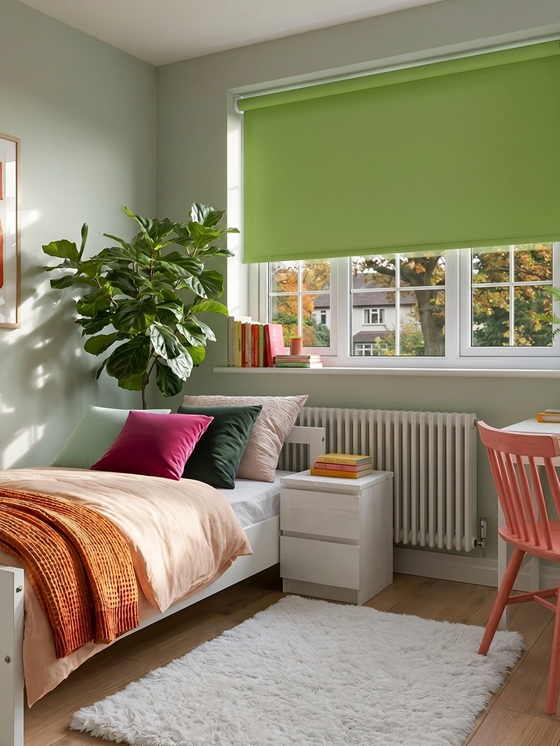 Avocado Green Daylight Roller Blind
