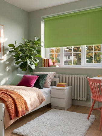 Avocado Green Daylight Roller Blind