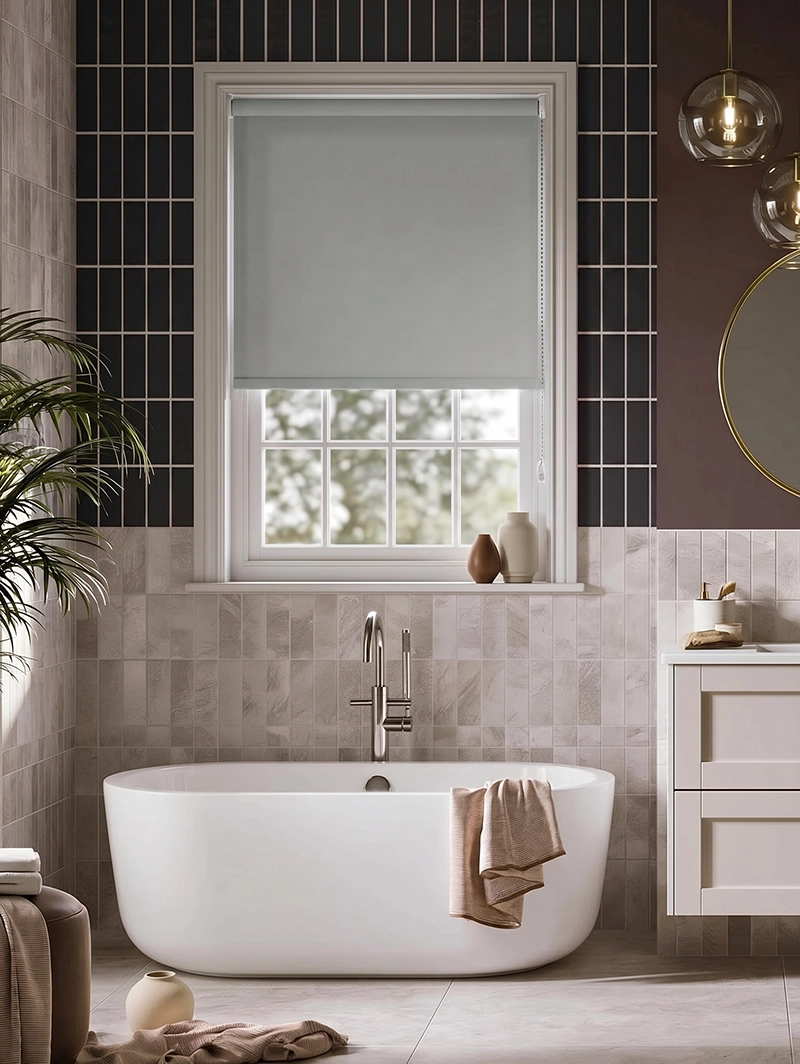 Doric Grey Daylight Roller Blind