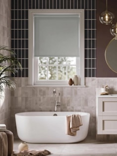 Doric Grey Daylight Roller Blind