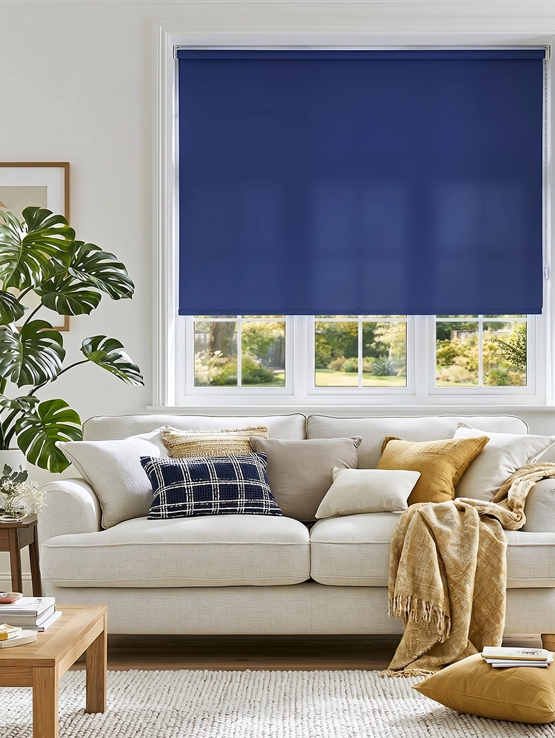 Lake Blue Daylight Roller Blind