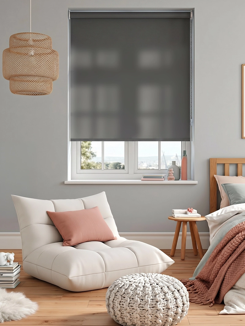 London Fog Grey Daylight Roller Blind