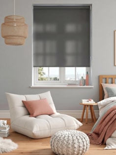 London Fog Grey Daylight Roller Blind