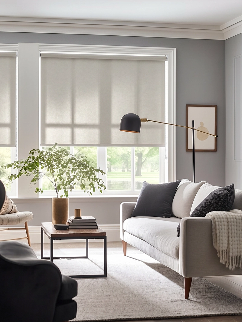 Odeon Grey Daylight Roller Blind