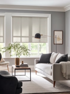 Odeon Grey Daylight Roller Blind