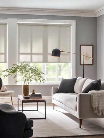 Odeon Grey Daylight Roller Blind