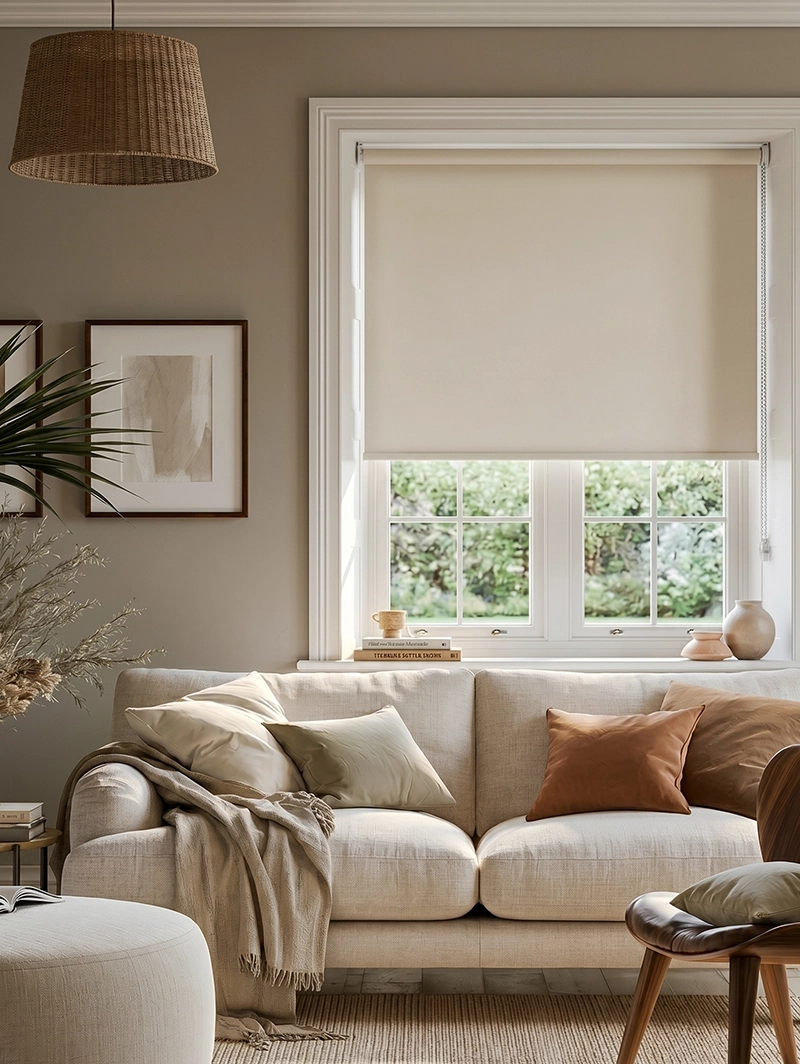 Pampas Cream Daylight Roller Blind