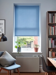 Robin's Egg Blue Daylight Roller Blind