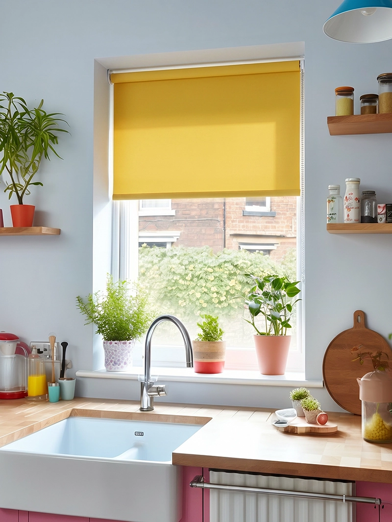 Salamander Yellow Daylight Roller Blind