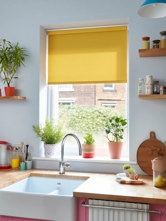 Salamander Yellow Daylight Roller Blind