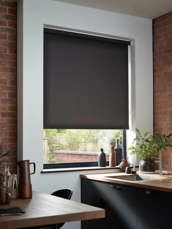 Scuttle Black Daylight Roller Blind