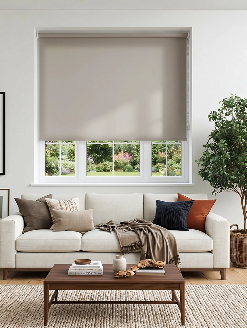 Weathered Grey Daylight Roller Blind