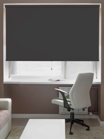 Zinc Blackout Cordless Spring Loaded Roller Blind Zinc Blackout Cordless Spring Loaded Roller Blind