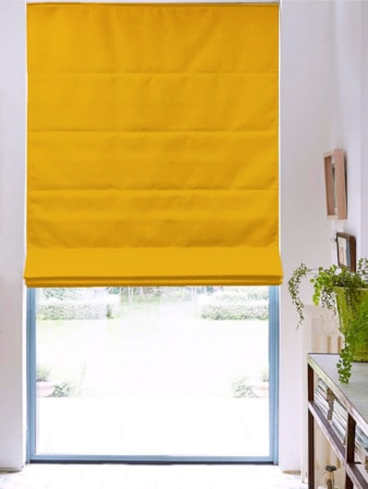 Manhattan Mustard Roman Blind Manhattan Mustard Roman Blind