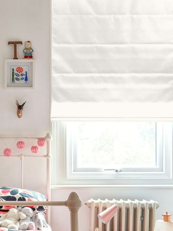Manhattan Off White Roman Blind Manhattan Off White Roman Blind