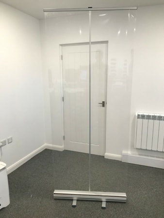 Workspace Divider Banner Screen 85x200cm Workspace Divider Banner Screen 85x200cm