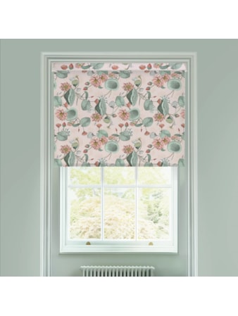 Sacred Lotus Blush Electric Roller Blind by Boon & Blake Sacred Lotus Blush Electric Roller Blind by Boon & Blake