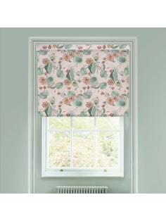 Sacred Lotus Blush Electric Roller Blind by Boon & Blake