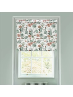Sacred Lotus Natural Electric Roller Blind by Boon & Blake