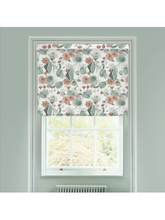 Sacred Lotus Natural Electric Roller Blind by Boon & Blake