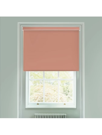 Salmon Extra Large Electric Roller Blind Salmon Extra Large Electric Roller Blind