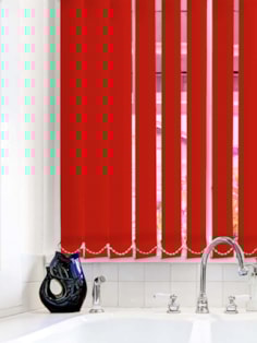Scarlet Waterproof 89mm Vertical Blind Scarlet Waterproof 89mm Vertical Blind