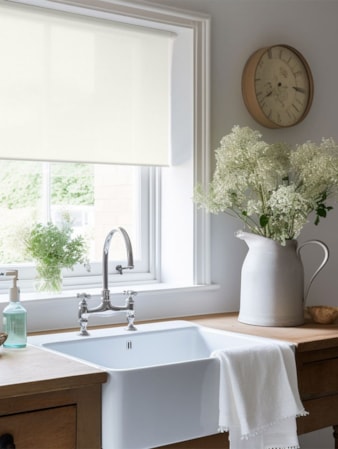 Sheer Cream Roller Blind Sheer Cream Roller Blind