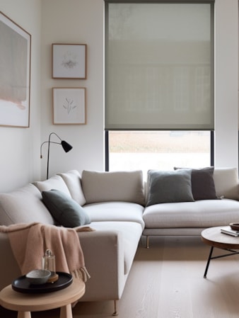 Sheer Dark Grey Roller Blind Sheer Dark Grey Roller Blind